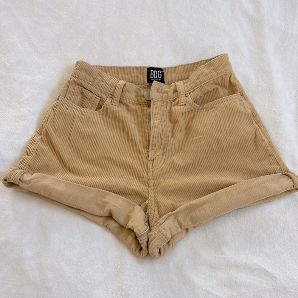BDG Golden Corduroy Shorts